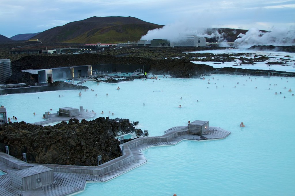 Az izlandi Kék Lagúna fürdő
